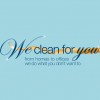 We Clean For You